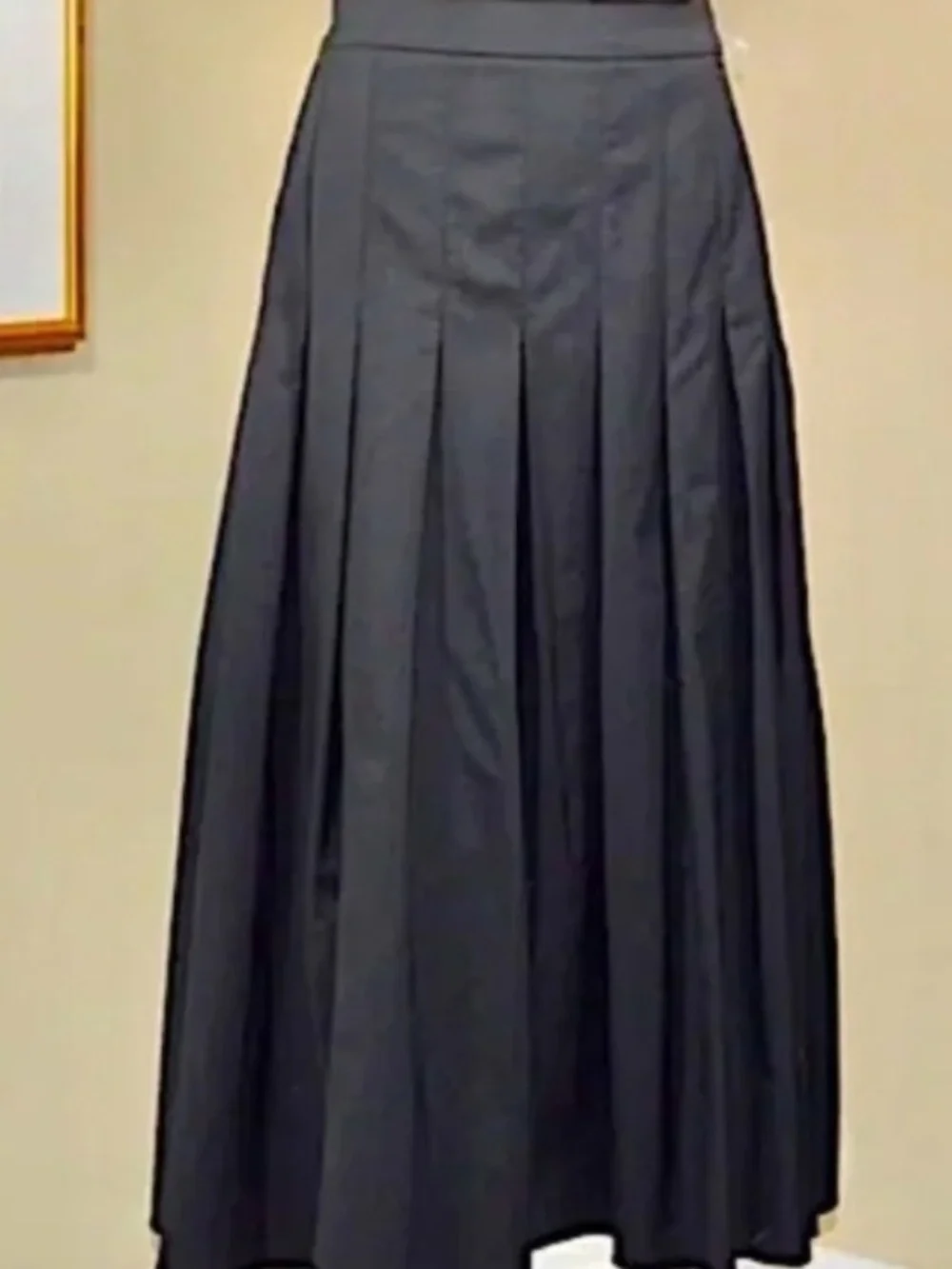 Fendi black pleated